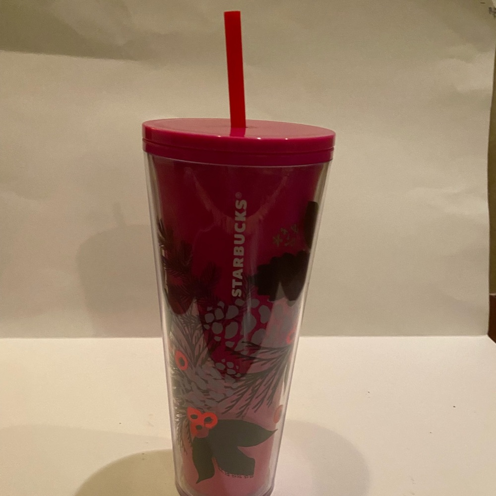 Winter 2021 Venti Color-Changing Cold Cup Tumblers (Pink)